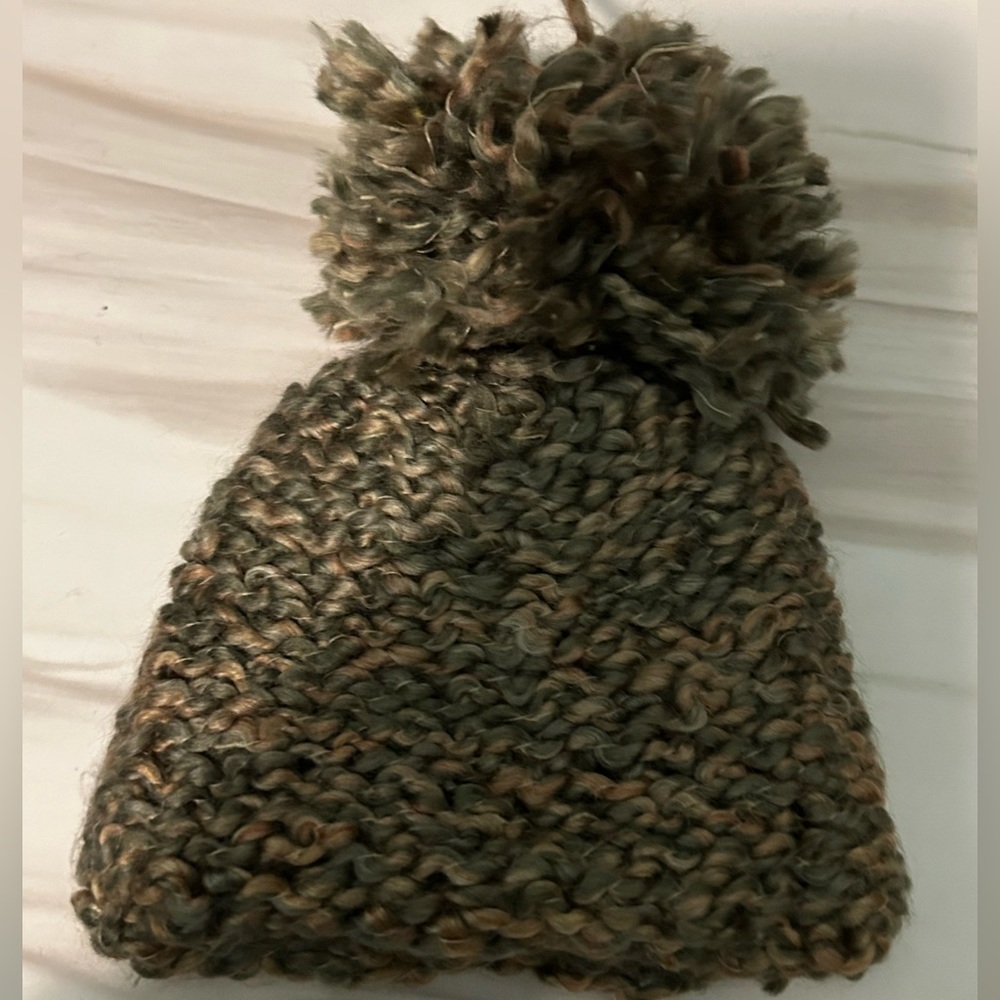 Handmade Knitted Pom Pom Hat